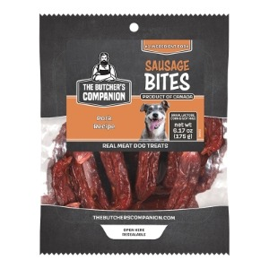 Butcher's Companion Dog Pork Sausage Bites 6.17-Oz - Blylee's Natural ...