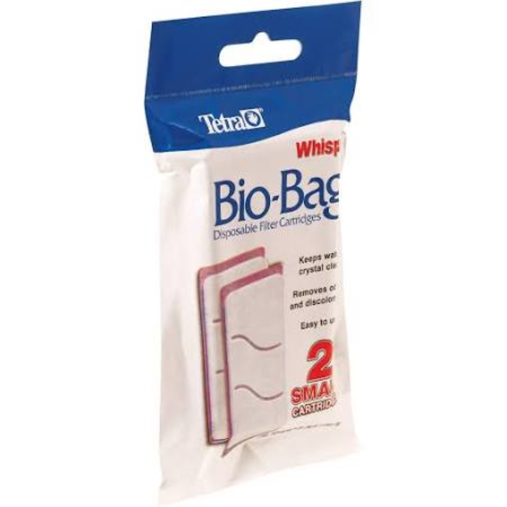 Tetra Whisper Bio-Bag Disposable Filter Cartridges, Small, 2 count