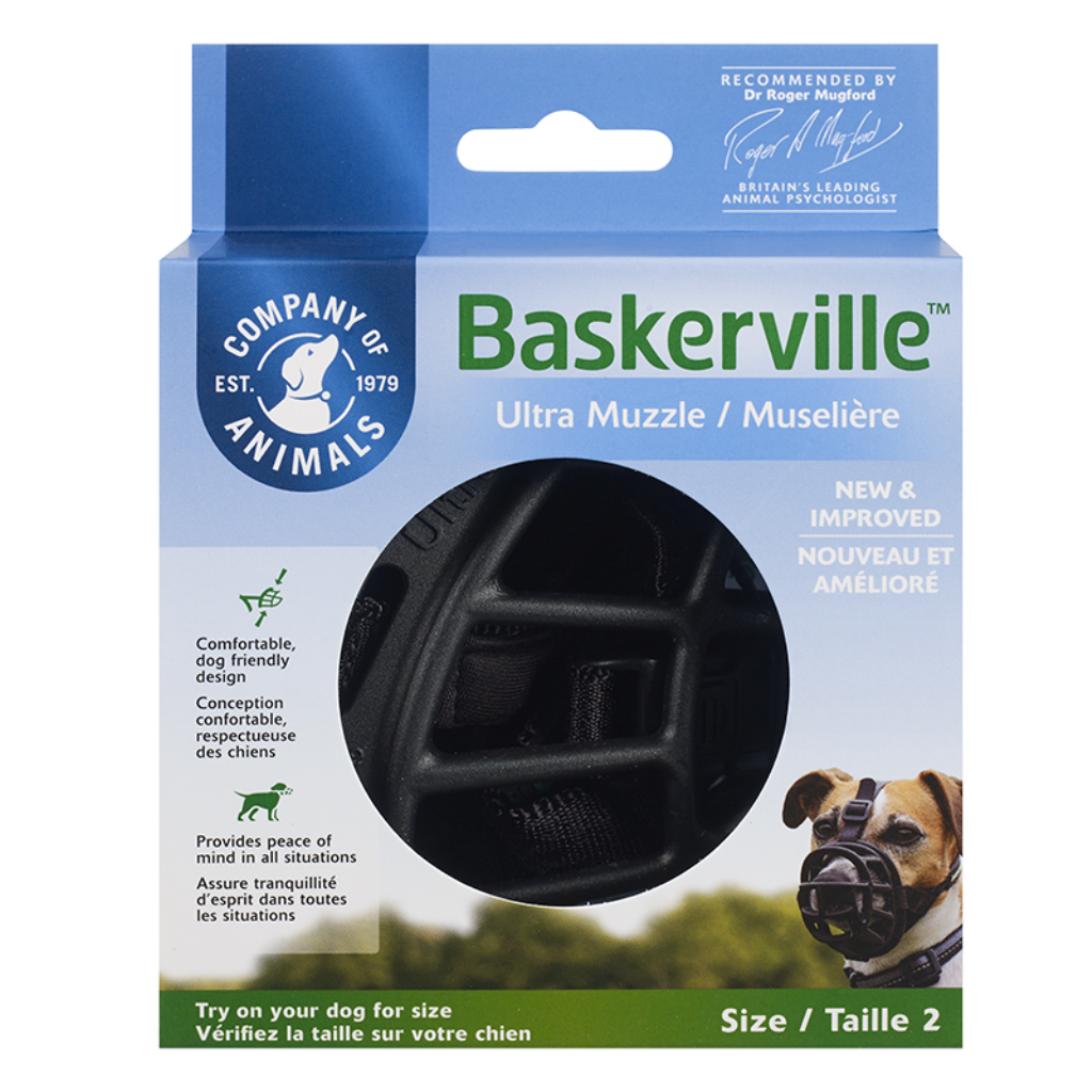 Baskerville Ultra Dog Muzzle, Black, 1