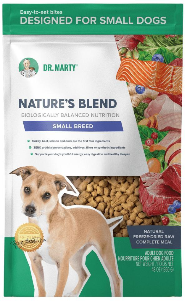 Dr. Marty Nature's Blend Small Breed Freeze-Dried Dog Food, 48-oz