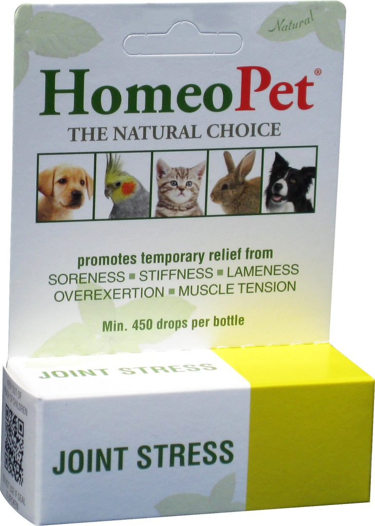 HomeoPet Joint Stress Dog, Cat, Bird & Small Animal Supplement, 450 drops
