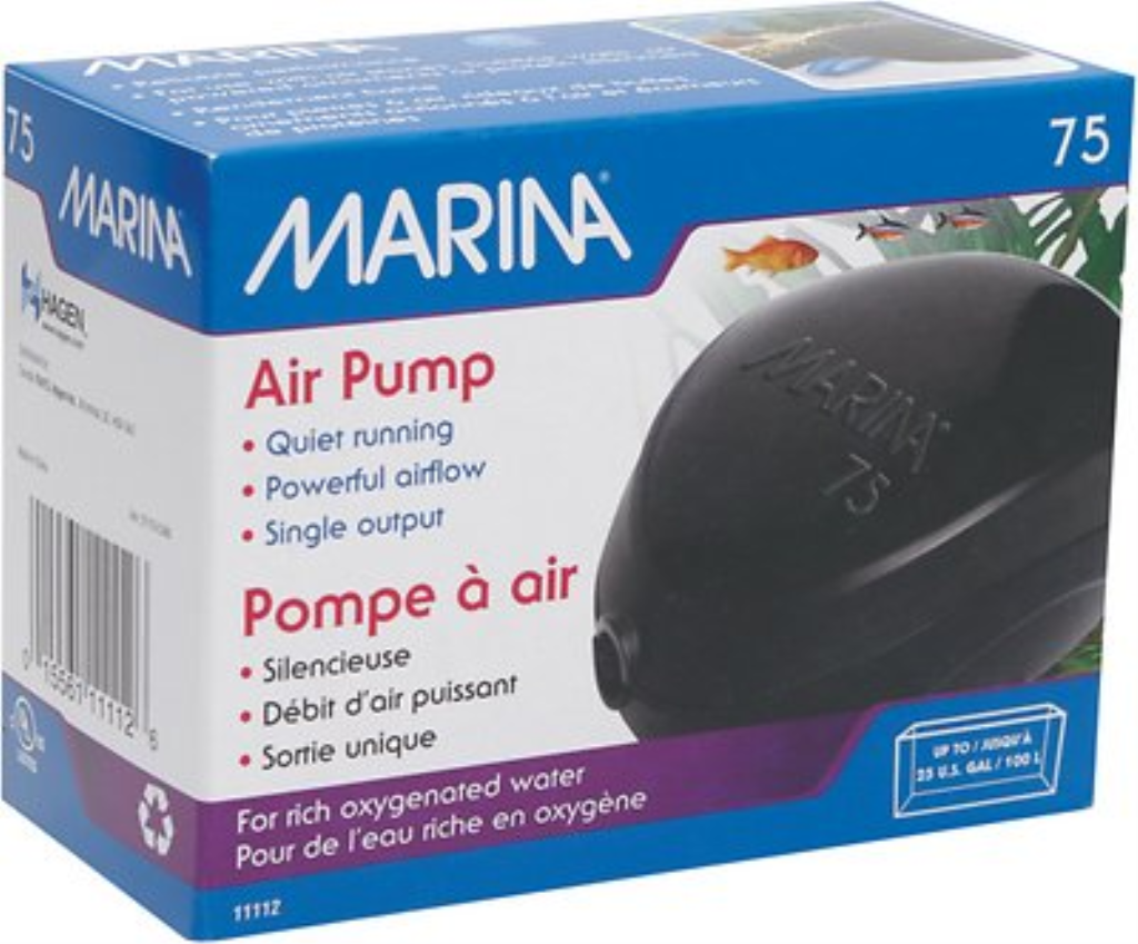Marina Air Pump for Aquariums, Size 75