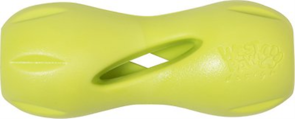 West Paw Zogoflex Qwizl Dog Toy, Granny Smith, Small
