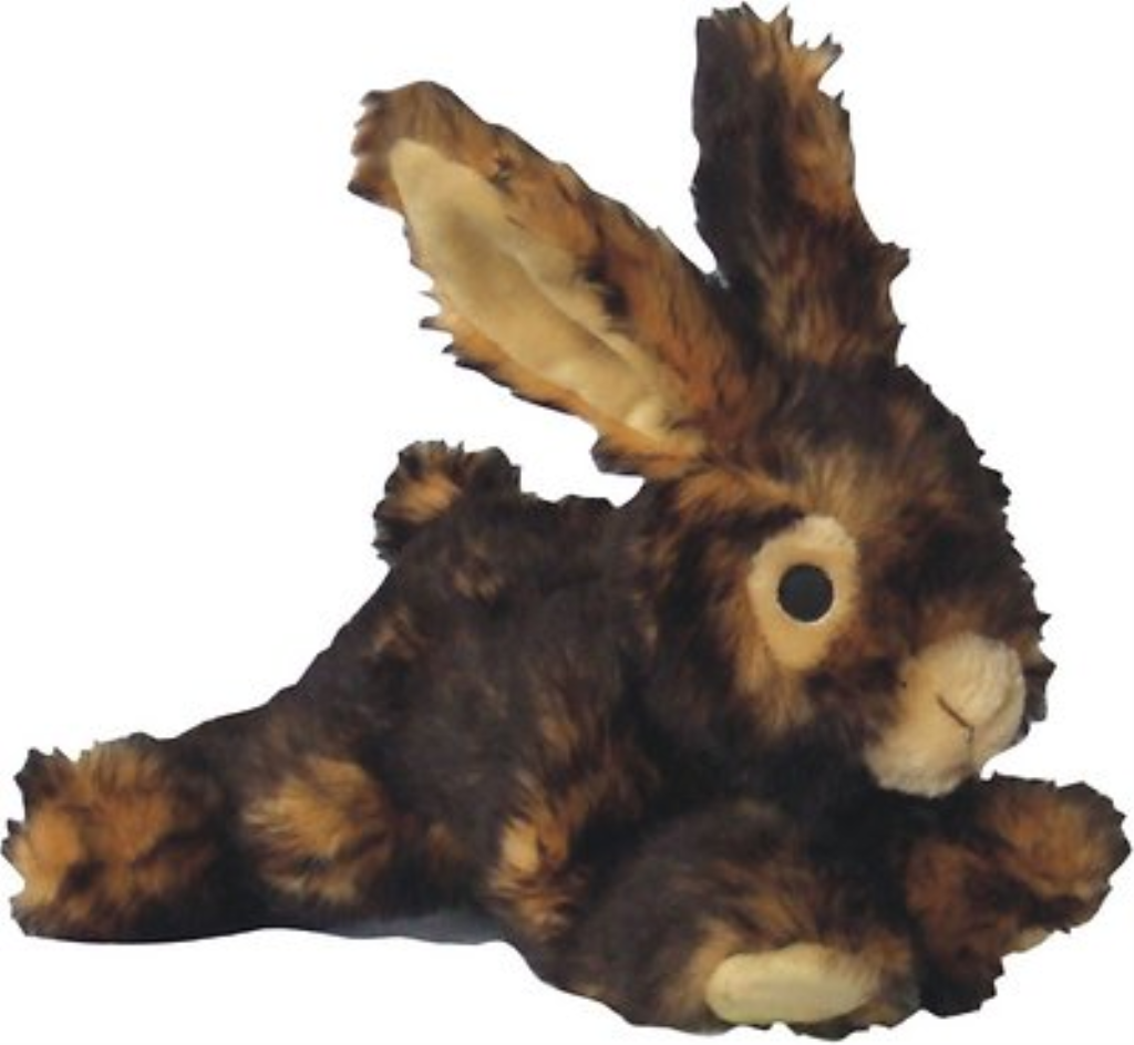 Petlou Colossals Rabbit Plush Dog Toy, 15-in