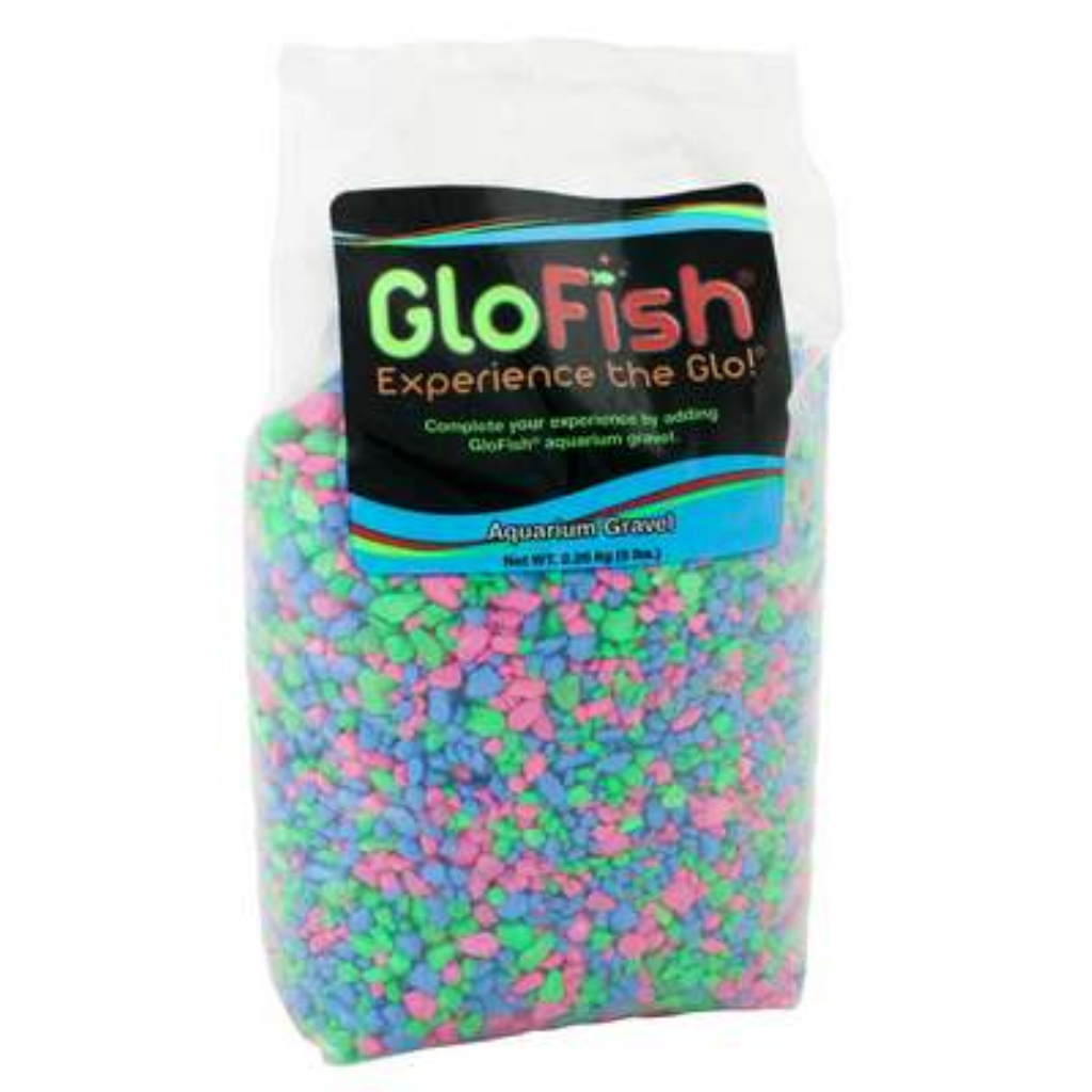 GloFish Aquarium Gravel, Pink/Green/Blue, 5-lb