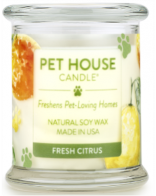 Pet House Candle Fresh Citrus Large