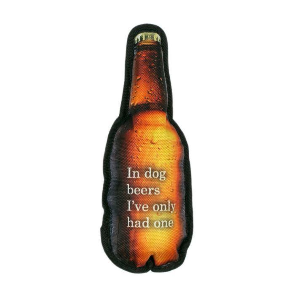 Original Territory Beer Bottle Crunch Dog Toy