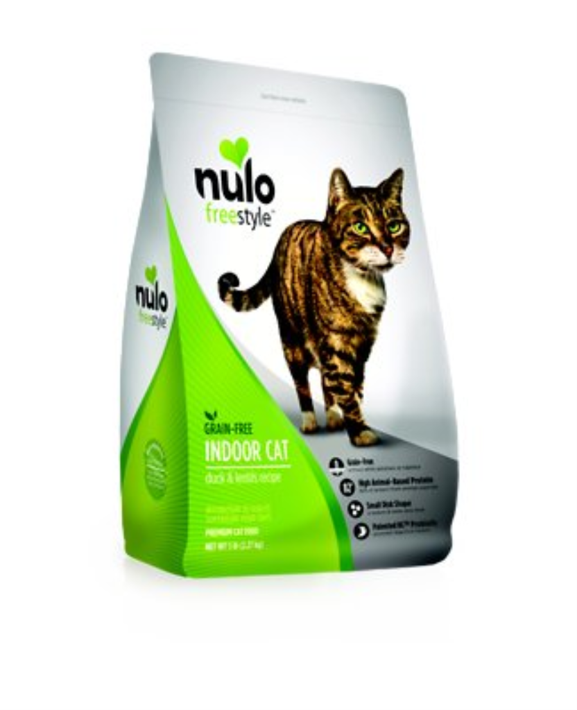 Nulo Cat Freestyle Duck & Lentils Grain-Free Indoor Dry Cat Food, 5-lb