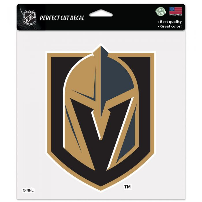 Vegas Golden Knights Perfect Cut Colour Decal 8" x 8"