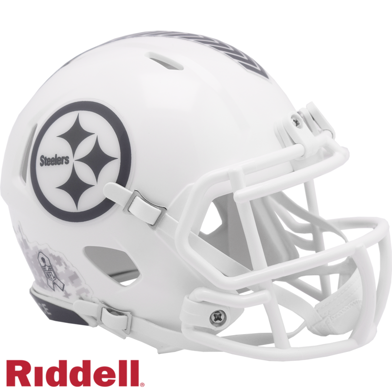 Pittsburgh Steelers 2024 Salute to Service Speed Mini Helmet