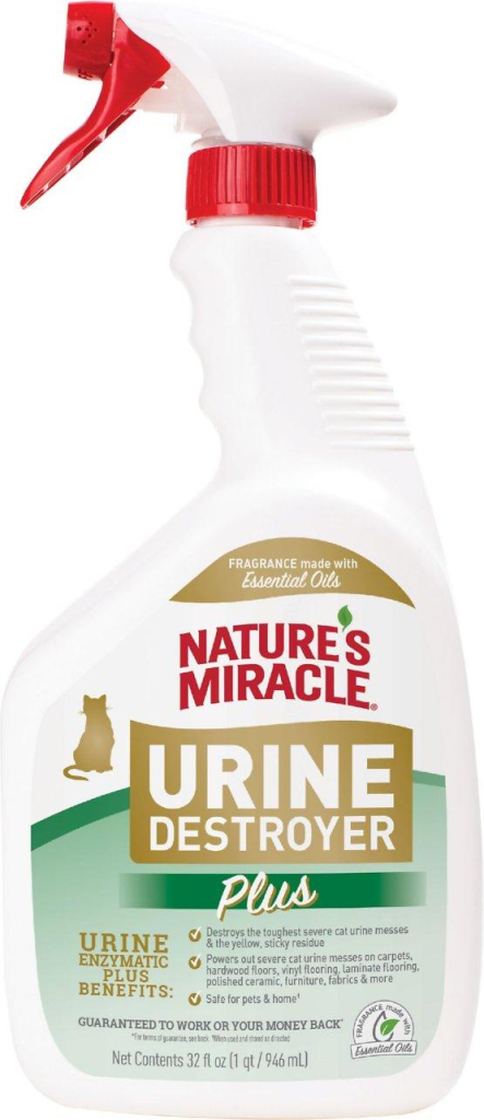 Nature's Miracle Plus Cat Urine Destroyer, 32-oz